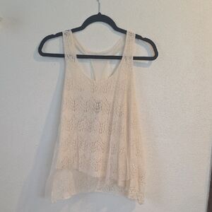 Daytrip Lace And Mesh Racerback Top
